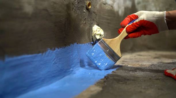 Commercial Emergency Waterproofing project at a Cedar Lake, IN business property by SJ Waterproofing Pros